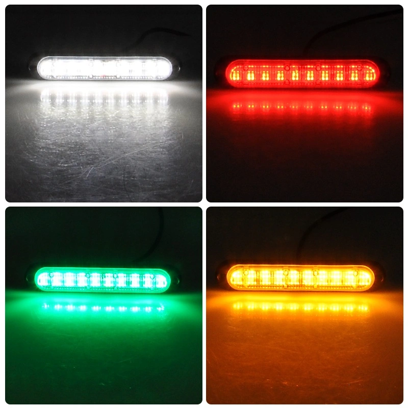 Truck Trailer Bus Lorry LED Clearance Warning Lamp Side Marker Light