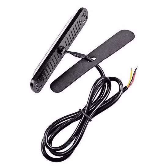 12V 24V 상수 6 LED 차량 트레일러 트럭 통관 램프 빨간색 흰색 측면 통관 마커 라이트 LED 경고 사이드 마커 라이트